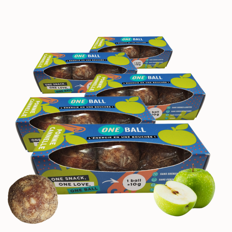 Pack Energy Balls Pomme-Cannelle