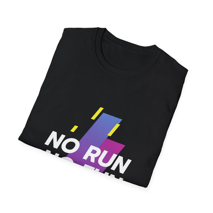 T-shirt Premium "No run, No fun" pour Sportifs