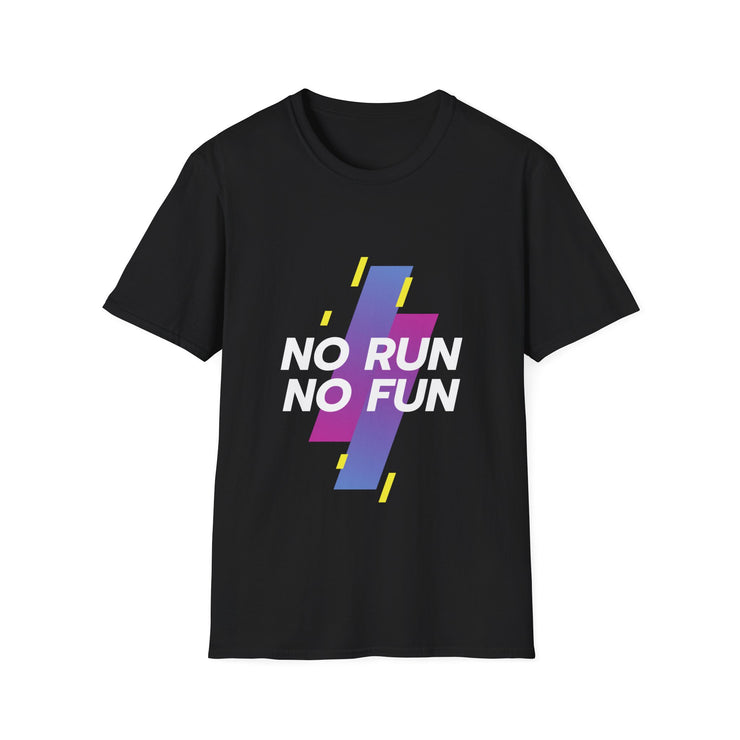 T-shirt Premium "No run, No fun" pour Sportifs